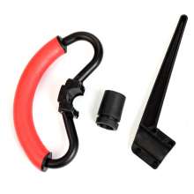 Lawn mower carrying handle weeding lawn mower working rod accessories damping anti-skid handle