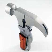 Multi-function claw hammer. Color wood claw hammer. Multi-function car escape hammer. Car hammer. Outdoor camping. Hammer