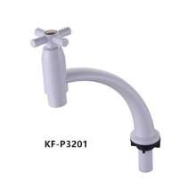 [Three-year warranty] vertical porcelain white ABS plastic faucet kitchen sink single cold faucet sink faucet