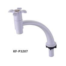 [Three-year warranty] vertical porcelain white ABS plastic faucet kitchen sink single cold faucet sink faucet