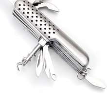 Gift knife knives Multi-function folding knife. Outdoor camping tools for survival. Stainless steel Swiss 11 open saber. Tableware. Knife