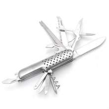 Gift knife knives Multi-function folding knife. Outdoor camping tools for survival. Stainless steel Swiss 11 open saber. Tableware. Knife