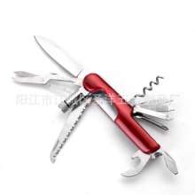 Electrophoresis 11 open with LED lights multi-function army knife. Outdoor army knife. Multi-function folding knife. Multi-function knife. Knife. Tableware SY-FT027