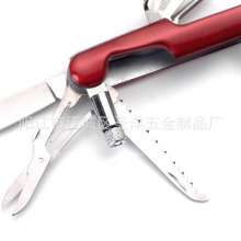 Electrophoresis 11 open with LED lights multi-function army knife. Outdoor army knife. Multi-function folding knife. Multi-function knife. Knife. Tableware SY-FT027