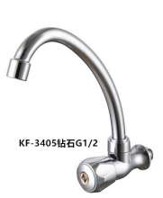 Factory direct wholesale Quick open single cold kitchen faucet Electroplating ABS plastic water dragon kitchen sink faucet