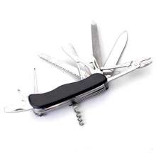 110MM long outdoor tool. Tool. Knife .11 open multi-tool knife. Folded stainless steel Swiss army knife SY-FT031