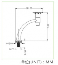 [New Products] Vertical Plating ABS Plastic Faucet Kitchen Sink Single Cold Faucet Sink Faucet