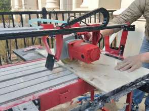 Longde D-7 Multifunction Electric Tile Cutting Machine Pushing Knife Desktop Stone Edger 45 Degree Tile Chamfering Machine Tile Cutting Machine Tile Knife