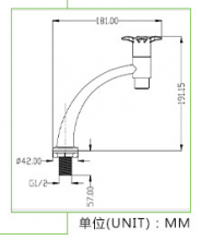 [Manufacturer warranty for three years] kitchen vertical ABS plastic faucet sink single cold faucet sink faucet