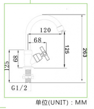 Factory direct porcelain white ABS plastic faucet kitchen dish quick open single cold tap KF-P1001-38