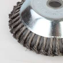 Lawn mower twisted grass wheel steel wire grass head grass mower weeding head wire rust removal mowing pan accessories