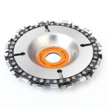 Angle grinder 5 inch chain plate Wood slotted saw blade 4 inch chain plate cutting blade cutting angle grinding chain plate