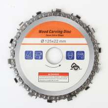 Angle grinder 5 inch chain plate Wood slotted saw blade 4 inch chain plate cutting blade cutting angle grinding chain plate