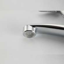Factory direct plating ABS plastic 94 single faucet Bathroom single cold quick opening basin faucet wholesale