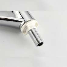 Factory direct plating ABS plastic 94 single faucet Bathroom single cold quick opening basin faucet wholesale