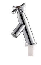 Factory direct new ABS plastic oblique Tsui basin faucet Single cold quick opening electroplating kitchen faucet wholesale