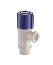 Factory direct porcelain white ABS plastic thickened angle valve toilet toilet quick open plastic fillet valve AV-P1801