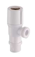 Factory direct porcelain white ABS plastic thickened angle valve toilet toilet quick open plastic fillet valve AV-P1801