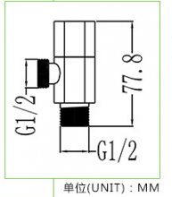 Factory direct porcelain white ABS plastic thickened angle valve toilet toilet quick open plastic fillet valve AV-P1801