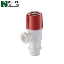 Factory direct porcelain white ABS plastic thickened angle valve toilet toilet quick open plastic fillet valve AV-P1801