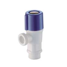Factory direct porcelain white ABS plastic thickened angle valve toilet toilet quick open plastic fillet valve AV-P1801