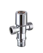 [Factory direct wholesale] electroplating ABS plastic angle valve Hexagon universal quick opening thick plastic toilet angle valve