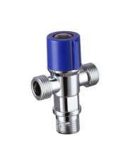 [Factory direct wholesale] electroplating ABS plastic angle valve Hexagon universal quick opening thick plastic toilet angle valve