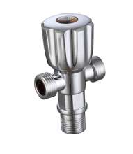 [Factory direct wholesale] electroplating ABS plastic angle valve Hexagon universal quick opening thick plastic toilet angle valve