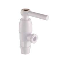 Factory direct ABS plastic thick porcelain white angle valve bathroom toilet fast open angle valve explosion-proof plastic fillet valve