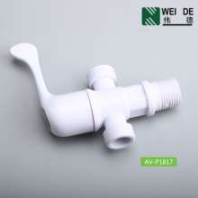 New recommended porcelain white ABS plastic angle valve universal double joint thick plastic angle valve AV-1816