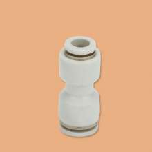 Pneumatic connector white series straight through reducer PG4 6 8 10 12 16 pneumatic variable diameter pipe joint
