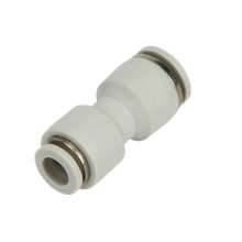 Pneumatic connector white series straight through reducer PG4 6 8 10 12 16 pneumatic variable diameter pipe joint