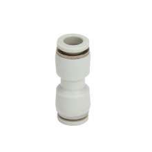 Pneumatic connector white series straight through PU-4 6 8 10 12 16 plastic straight through plug connector