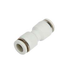 Pneumatic connector white series straight through PU-4 6 8 10 12 16 plastic straight through plug connector
