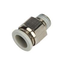 Pneumatic quick connector white thread straight through PC4-M5/6-0/8-02/10-03/12-04 air pipe quick insertion