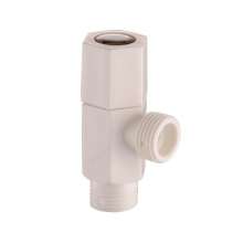 Factory direct PP material porcelain white plastic single short water nozzle washing machine faucet single cold faucet wholesale faucet, glue faucet, plastic faucet