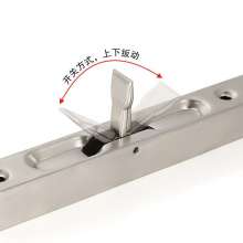 Stainless steel box type dark latch door latch. The world is concealed invisible. Security door double open pin. Lock