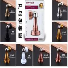 1201 stainless steel door suction door touch household anti-collision wall mounted black door top small bag bead
