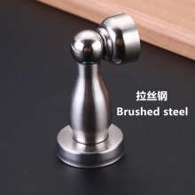 1201 stainless steel door suction door touch household anti-collision wall mounted black door top small bag bead