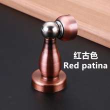 1201 stainless steel door suction door touch household anti-collision wall mounted black door top small bag bead