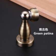 1201 stainless steel door suction door touch household anti-collision wall mounted black door top small bag bead
