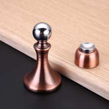 Zinc alloy strong magnetic door stopper. The door touched. Simple indoor bedroom suction. Strong suction wall dual-purpose magnetic door touch