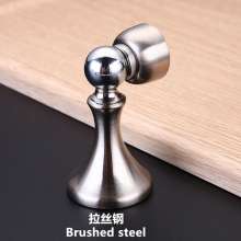 Zinc alloy strong magnetic door stopper. The door touched. Simple indoor bedroom suction. Strong suction wall dual-purpose magnetic door touch