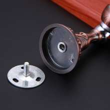 The new red ancient zinc alloy door stopper. The door touched. American thick magnetic strong home retro door top door touch 6819