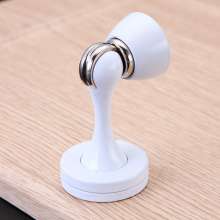 New brushed zinc alloy door stopper. The door touched. Thickened strong magnetic home American black door top suction