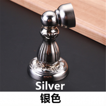 The new red ancient zinc alloy door stopper. The door touched. American thick magnetic strong home retro door top door touch
