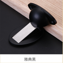 Solid zinc alloy suction. Touch the ground. The door touched. Do not punch the door. Silent hotel door anti-collision door resistance. Thickened door stop semi-circular door top