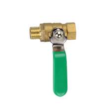 Pneumatic plumbing thickening ball valve double inner double outer and outer copper ball valve brass ball valve full diameter ball