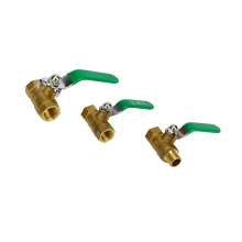 Pneumatic plumbing thickening ball valve double inner double outer and outer copper ball valve brass ball valve full diameter ball
