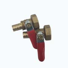 Ball valve inner screw copper ball valve pneumatic switch fire valve take over 6 8 10 12-02 03 04 inner teeth